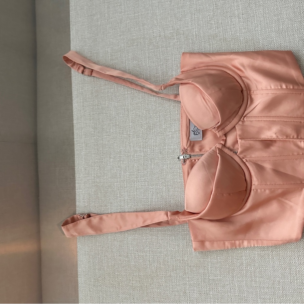 Oh Polly pink corset top